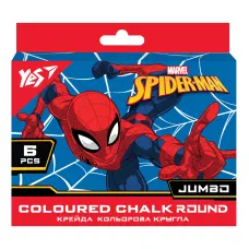 Крейда кольорова Jumbo, 6 шт., 