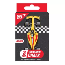 Крейда кольорова Jumbo, 3 шт., 