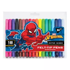 Фломастери 18 кол. Marvel.Spiderman, на водній основі, 650497 YES (ТЕРМІН)