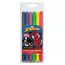 Фломастери 6 кол. Marvel.Spiderman, на водній основі, 650513 YES