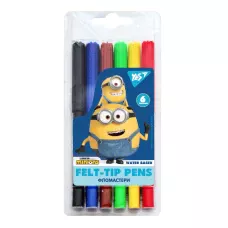 Фломастери 6 кол. Minions, на водній основі, 650529 YES 