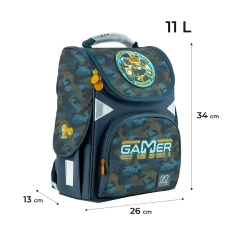 Рюкзак GoPack Education каркасний GO24-5001S-8 Gaming Mode