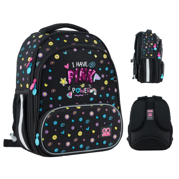 Рюкзак GoPack Education каркасний GO24-597M-2 Pink Power