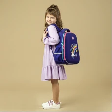 Рюкзак GoPack Education напівкаркасний GO24-165M-1 Cute Rainbow