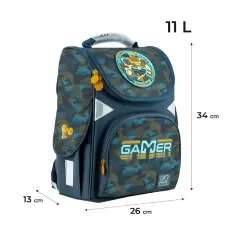 Рюкзак GoPack Education каркасний GO24-5001S-8 Gaming Mode