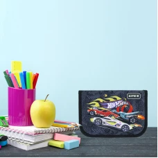 Пенал Kite 1 від., 1 відв., без наповнення HW24-621 Hot Wheels
