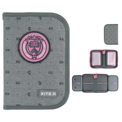 Пенал Kite 1 від., 2 відв., без наповнення K24-622-1 College Line girl
