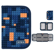 Пенал Kite 1 від., 2 відв., без наповнення K24-622-8 Blocks