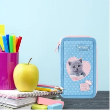Пенал Kite 2 від., без наповнення SP24-623 Studio Pets