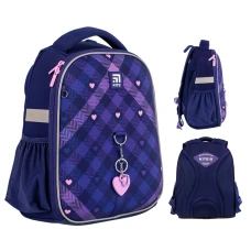 Рюкзак Kite Education каркасний K24-555S-1 Check and Hearts