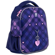 Рюкзак Kite Education каркасний K24-555S-1 Check and Hearts