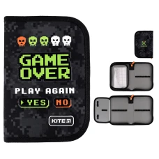 Пенал Kite 1 від., 1 відв., без наповнення K24-621-2 Game Over