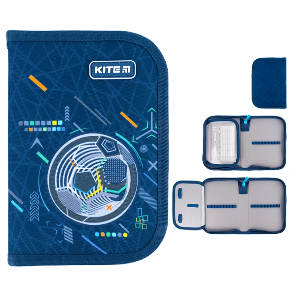 Пенал Kite 1 від., 1 відв., без наповнення K24-621-8 Goal