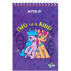 Блокнот пласт обкл., спіраль А6, 48арк., нелінований My Little Pony LP24-196 Kite