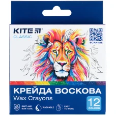 Крейда воскова, 12 кол. Kite Classic K-070