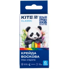 Крейда воскова, 6 кол. Kite Classic K-1076