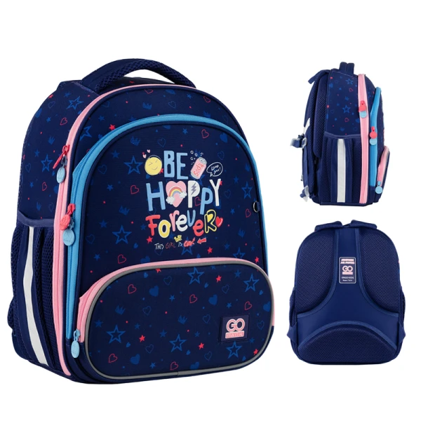 Рюкзак GoPack Education каркасний GO24-597M-3 Be Happy