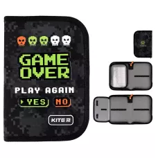 Пенал Kite 1 від., 1 відв., без наповнення K24-621-2 Game Over
