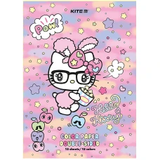 Папір кольоровий двостор. (15арк/15кол), А4 Hello Kitty HK24-250 Kite