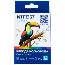Крейда кольорова, 12 шт. Kite Classic K-075