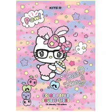 Папір кольоровий двостор. (15арк/15кол), А4 Hello Kitty HK24-250 Kite