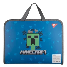 Папка-портфель YES FC на блискавці з тканинними ручками "Minecraft. Alex" А4, 492237