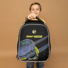 Рюкзак шкільний каркасний YES H-100 "Drift King" 35*28*15см., 559556