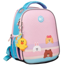 Рюкзак шкільний каркасний YES H-100 "Line Friends" 35*28*15см., 559549