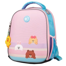 Рюкзак шкільний каркасний YES H-100 "Line Friends" 35*28*15см., 559549