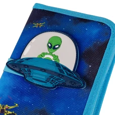 Пенал твердий YES одинарний з двома клапанами HP-04 "UFO" 533594