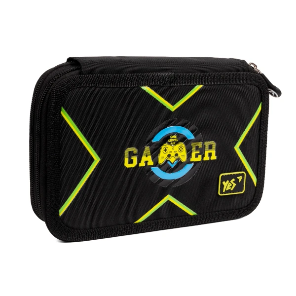 Пенал твердий YES подвійний HP-01 "Gamer" 533546