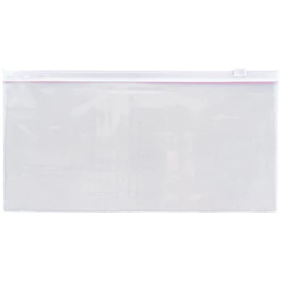 Папка-конверт, DL, застібка zip-lock біла 1409-21-A