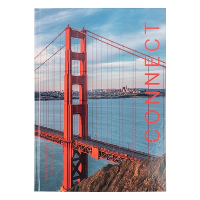 Книга записна А4, 96арк., кліт, тверда обкл., Connect 8422-565-A