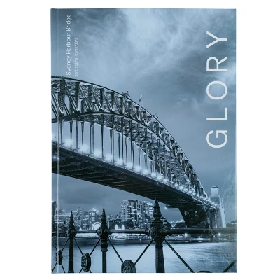 Книга записна А4, 96арк., кліт, тверда обкл., Glory 8422-566-A