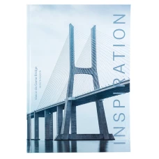 Книга записна А4, 96арк., кліт, тверда обкл., Inspiration 8422-564-A 