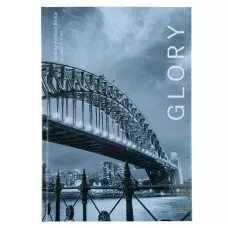 Книга записна А4, 96арк., кліт, тверда обкл., Glory 8422-566-A