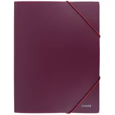Папка на гумках, А4, Earth colors бордо 1504-14-A