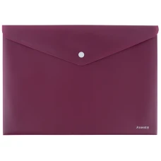 Папка на кнопці, А4, Earth colors бордо 1412-07-A
