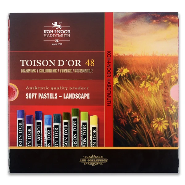 Крейда-пастель TOISON D'OR, 48 шт., Landscape, 8516, Koh-i-noor