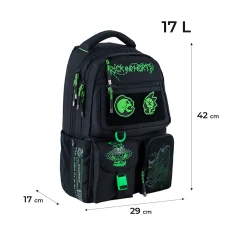 Рюкзак Kite Education teens RM24-2587M Rick and Morty