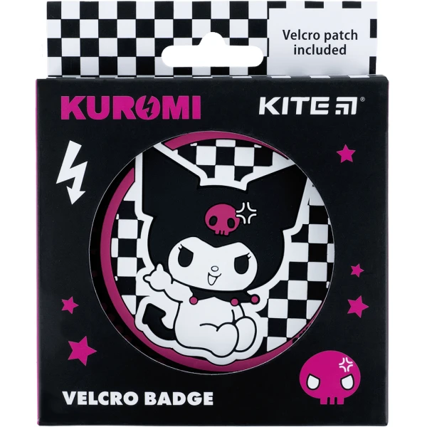 Бейдж на липучці HK24-3011-1 Kuromi