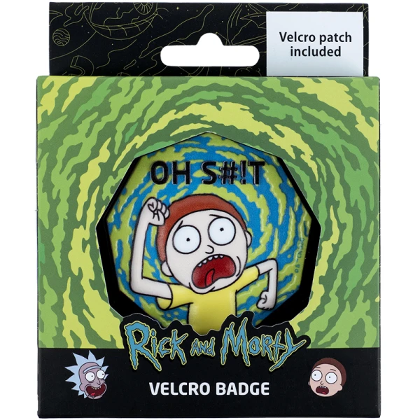 Бейдж на липучці RM24-3011-2 Rick and Morty