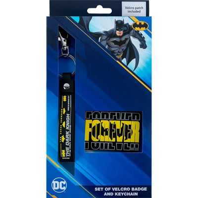 Набір бейдж на липучці та підвіска, 2 шт., DC24-3010 DC Comics Batman