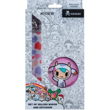 Набір бейдж на липучці та підвіска, 2 шт., TK24-3010-1 tokidoki