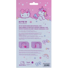 Набір бейдж на липучці та підвіска, 2 шт., HK24-3010-3 Hello Kitty