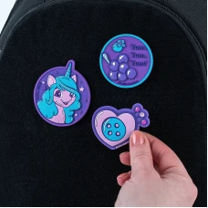 Набір бейджів на липучці, 3 шт., LP24-3012 My Little Pony