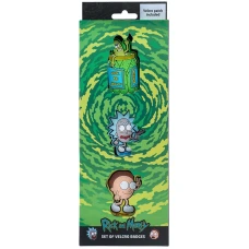 Набір бейджів на липучці, 3 шт., RM24-3012 Rick and Morty