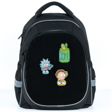 Набір бейджів на липучці, 3 шт., RM24-3012 Rick and Morty