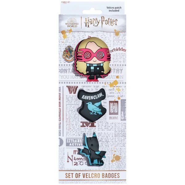 Набір бейджів на липучці, 3 шт., HP24-3012-3 Harry Potter