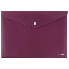 Папка на кнопці, А4, Earth colors бордо 1412-07-A